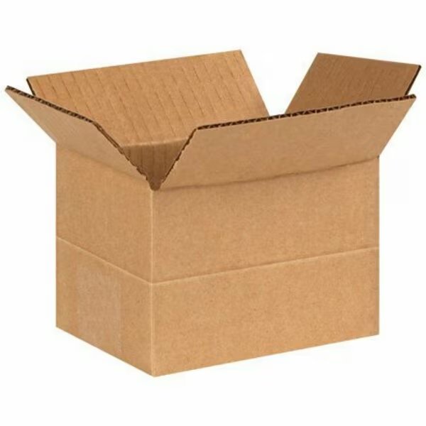 6'' x 4'' x 4'' Multi-Depth Corrugated Boxes, 25PK, Bsc Preferred, Mfr#: MD644